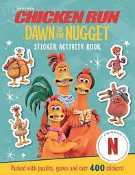 Chicken-Run-Dawn-Of-The-Nugget-Sticker-Activity-Book-Aardman-9781035022984