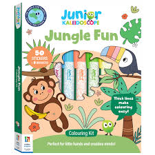 Jungle-Fun-Colouring-Kit-Junior-Kaleidoscope-Hinkler-9781488966538