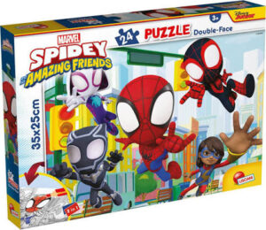 Marvel-Spidey-and-His-Amazing-Friends-24-Puzzle-double-face-Disney-Junior-8008324099603