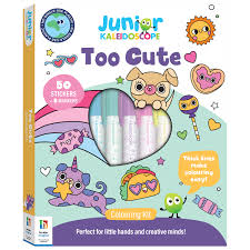 Too-Cute-Colouring-Kit-Junior-Kaleidoscope-Hinkler-9781488960857